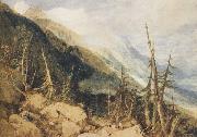 Montanvert,Valley of Chamouni (mk47) Joseph Mallord William Truner